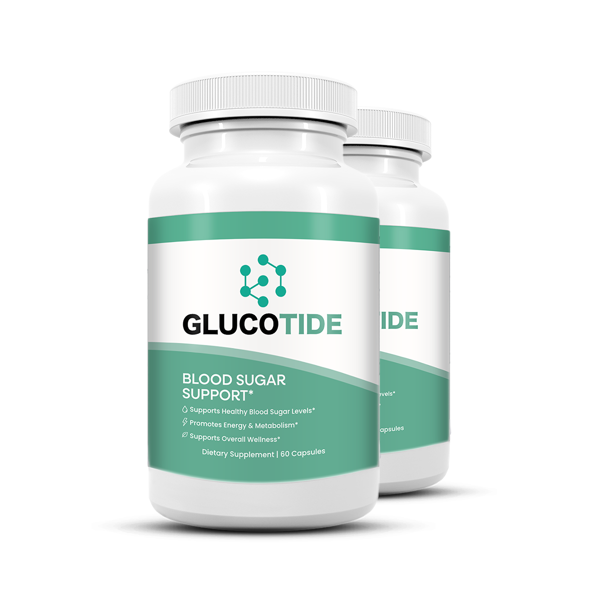 Glucotide 2 bottle package — blood sugar support
