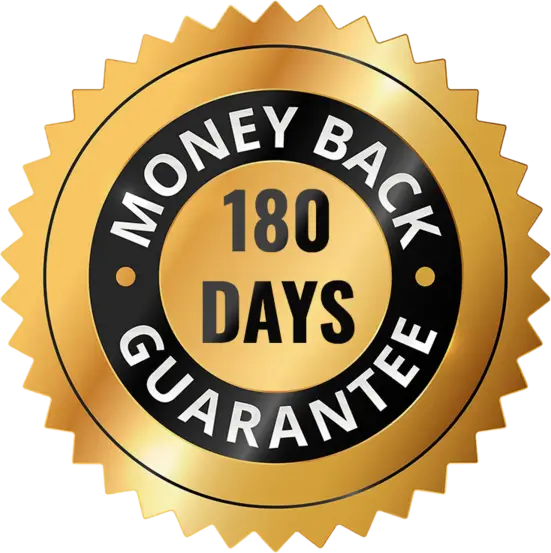 Glucotide 60-day money-back guarantee badge